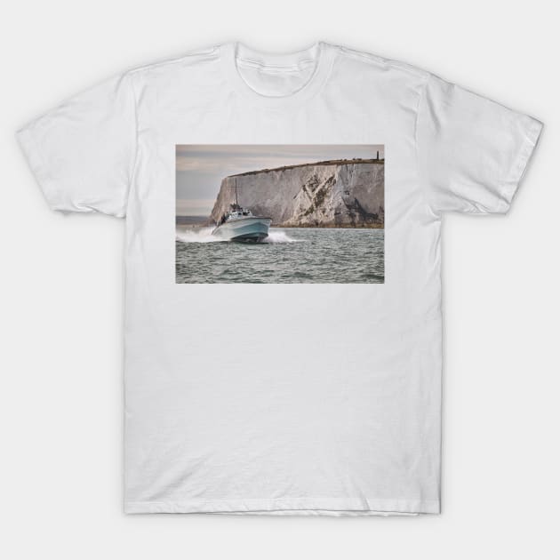 Motor Gun boat off the Isle of Wight T-Shirt by richard49